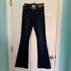 Frame Denim Dark Flare Jeans Size 25